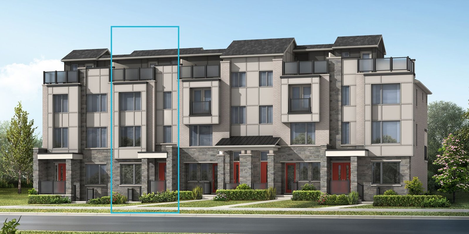 Rear Lane Townhome - Double Garage Townhouse Markham